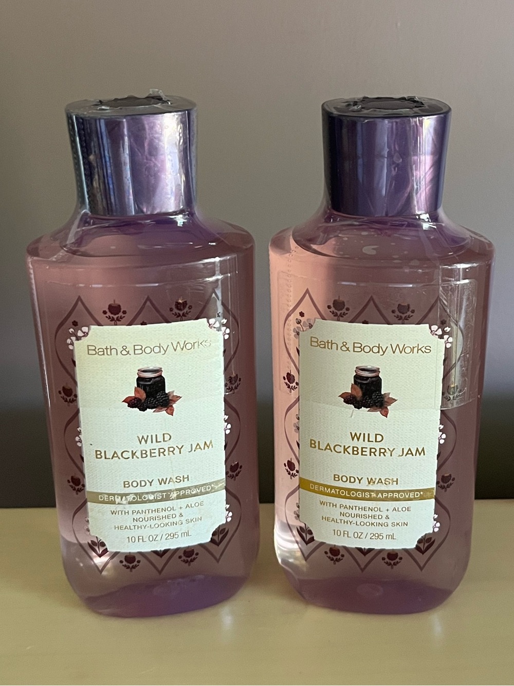 Two New Bath & Body Works Wild Blackberry Jam Body Washes